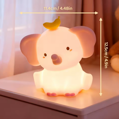 GlowPal Elephant Nightlight - Cherry Pink Limited - GlowPal