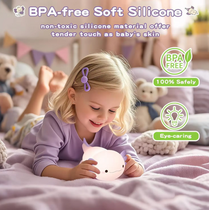 GlowPal Axolotl Nightlight - Purple Sakura Limited - GlowPal