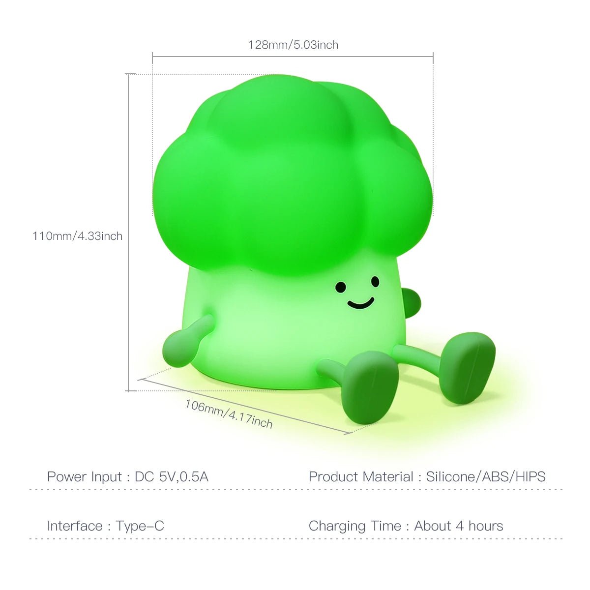 GlowPal Broccoli Nightlight - GlowPal