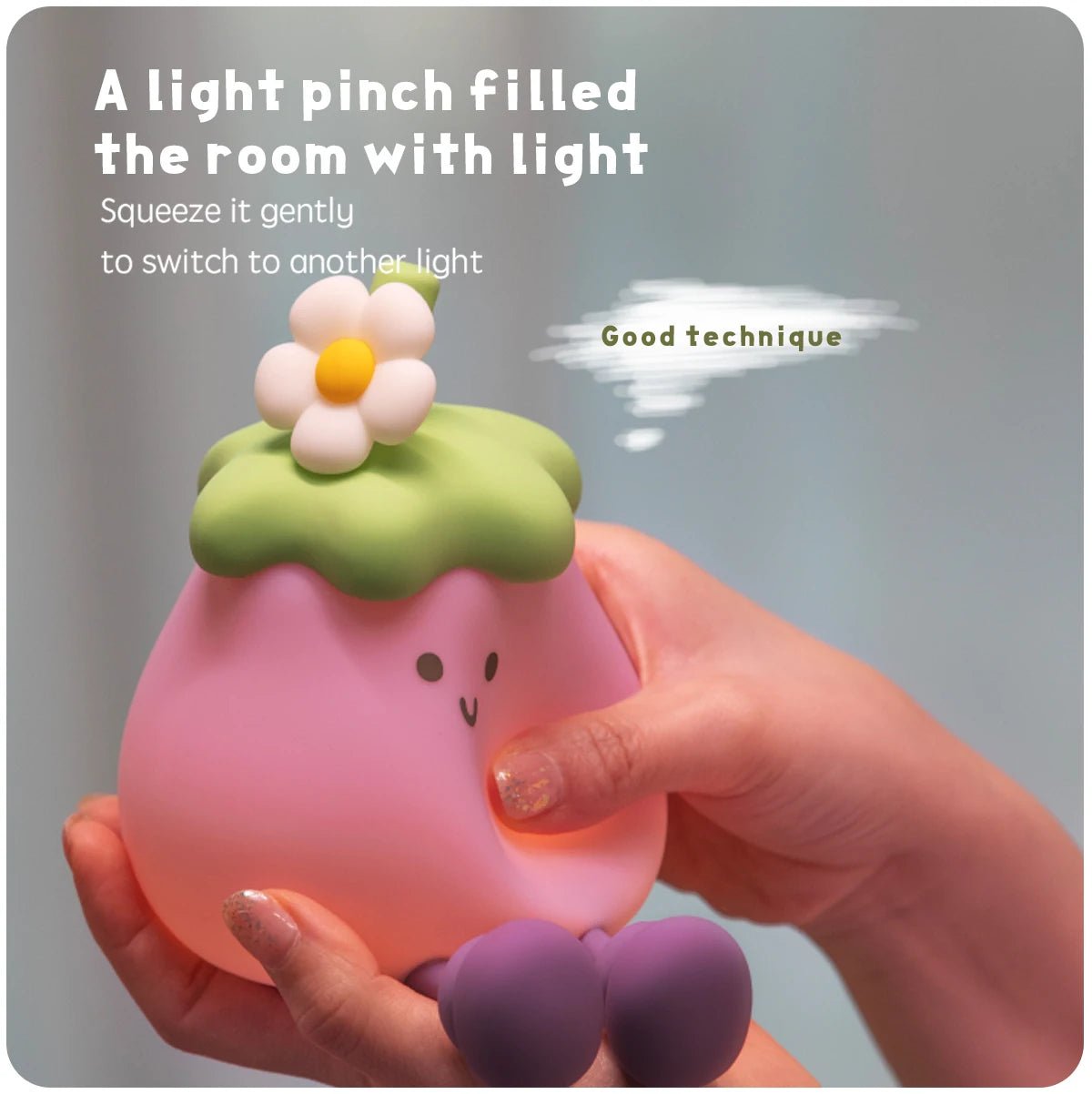 GlowPal Eggplant Nightlight - GlowPal